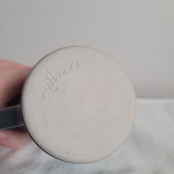 Handcrafted blue ceramic mug - Picture 5 of 8